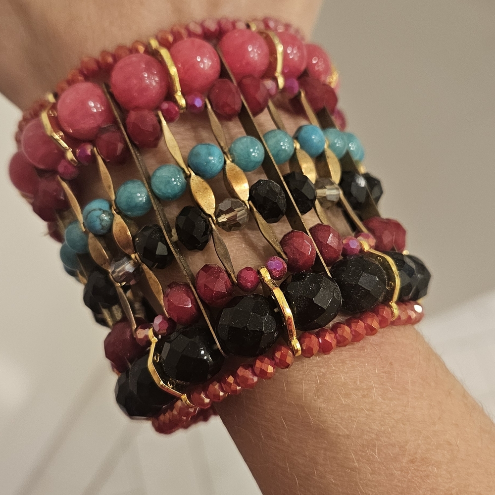 Ottaviani Bijoux Statement Cuff Stretch Bracelet - image 7